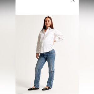 Abercrombie 90s Straight Jean- Maternity